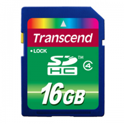   ' SDHC 16Gb Transcend Class 4