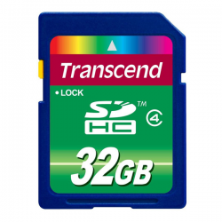   ' SDHC 32Gb Transcend Class 4