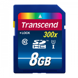   ' SDHC 8Gb Transcend Class 10 UHS-I Premium 300x