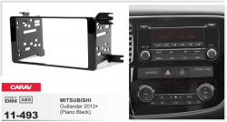 Рамка перехідна Carav 11-493 Mitsubishi Outlander 13+ Piano Black 2DIN Фото Рамка перехідна Carav 11-493 Mitsubishi Outlander 13+ Piano Black 2DIN