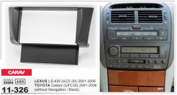    Carav 11-326 Lexus LS-430/Toyota Celsior 01-06 (without navigation/Black) 2DIN