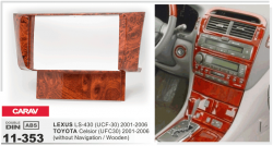    Carav 11-353 Lexus LS-430/Toyota Celsior 01-06 (without navigation/Woden) 2DIN