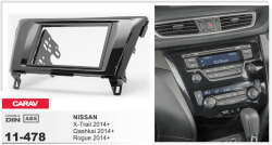 Рамка перехідна Carav 11-478 Nissan X-Trail 2014+, Qashkai 2014+, Rogue 2014+ Фото Рамка перехідна Carav 11-478 Nissan X-Trail 2014+, Qashkai 2014+, Rogue 2014+
