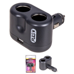 Розгалужувач автомобільного прикурювача PULSO R40 с USB Фото Розгалужувач автомобільного прикурювача PULSO R40 с USB