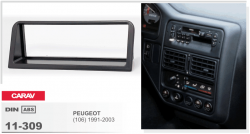    Carav 11-309 Peugeot (106) 91-03 1DIN