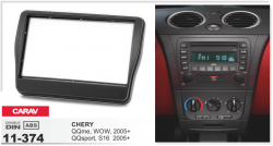    Carav 11-374 Chery QQme, WOW, QQsport, S16 2005+ 2DIN