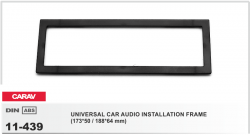 Рамка перехідна Carav 11-439 Universal (173*50/188*64) 1DIN Фото Рамка перехідна Carav 11-439 Universal (173*50/188*64) 1DIN