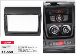 Рамка перехідна Carav 11-559 Peugeot Boxer 2011+ / Fiat Ducato 2011+ / Citroen Jumper 2011+ 2DIN Фото Рамка перехідна Carav 11-559 Peugeot Boxer 2011+ / Fiat Ducato 2011+ / Citroen Jumper 2011+ 2DIN