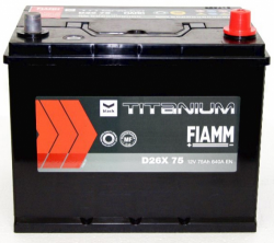 Акумулятор Fiamm Titanium Black 6СТ-75 АзЕ Фото Акумулятор Fiamm Titanium Black 6СТ-75 АзЕ