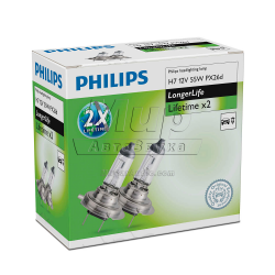 ���� ���������� ����� Philips H7 LongerLife (12972ELC2) (2pcs carton)