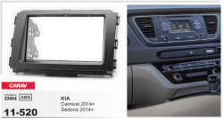 Рамка перехідна Carav 11-520 KIA Carnival, Sedona 2014+ Фото Рамка перехідна Carav 11-520 KIA Carnival, Sedona 2014+