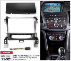 Рамка перехідна Carav 11-521 OPEL Zafira (C) 11-16 w/o FlexRide Security chassis or tank cap switch Фото Рамка перехідна Carav 11-521 OPEL Zafira (C) 11-16 w/o FlexRide Security chassis or tank cap switch