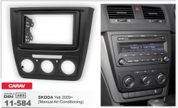    Carav 11-584 SKODA Yeti 2009+ (Manual Air Conditioning)