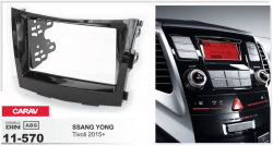 Рамка перехідна Carav 11-570 Ssang Yong Tivoli 2015+ Фото Рамка перехідна Carav 11-570 Ssang Yong Tivoli 2015+
