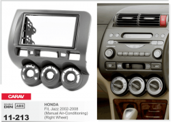    Carav 11-213 Honda Jazz/Fit 02-08 Manual Air-Conditioning Right Wheel 2DIN