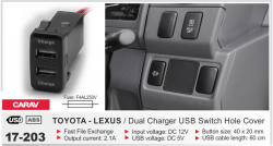 USB роз'єм Carav 17-203 Фото USB роз'єм Carav 17-203