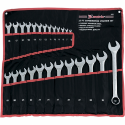 Набір ключів ріжково-накидних Matrix 15425 (25 предметів) Фото Набір ключів ріжково-накидних Matrix 15425 (25 предметів)