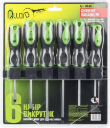 Набір викруток Alloid НО-6Б (6 предметів) Фото Набір викруток Alloid НО-6Б (6 предметів)