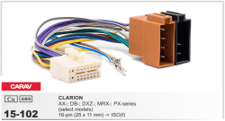 Перехідник Carav 15-102 Clarion 16-pin (22x11mm) Фото Перехідник Carav 15-102 Clarion 16-pin (22x11mm)