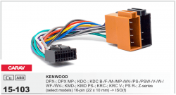   Carav 15-103 Kenwood 16-pin (22x10mm)