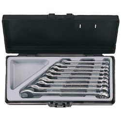 Набір ключів рожково-накидних Force 5094 (9 предметів) Фото Набір ключів рожково-накидних Force 5094 (9 предметів)