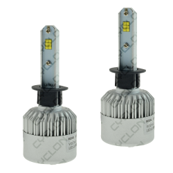 Світлодіодні лампи Cyclon LED H1 5000K 8000Lm FAN type 8 v2 (пара) Фото Світлодіодні лампи Cyclon LED H1 5000K 8000Lm FAN type 8 v2 (пара)