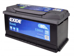 Акумулятор Exide Excell 6СТ-80 Н Євро (EB802) Фото Акумулятор Exide Excell 6СТ-80 Н Євро (EB802)