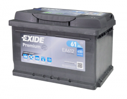 Акумулятор Exide Premium 6СТ-61 H Євро (EA612) Фото Акумулятор Exide Premium 6СТ-61 H Євро (EA612)