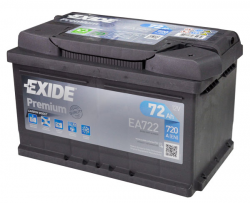   Exide Premium 6-72 H  (EA722)