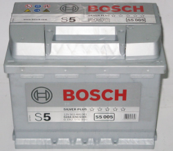 Акумулятор Bosch S5 Silver Plus 6СТ-63 Євро (S5005) (0092S50050) Фото Акумулятор Bosch S5 Silver Plus 6СТ-63 Євро (S5005) (0092S50050)