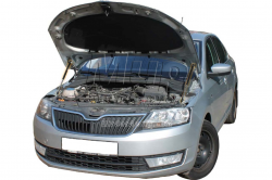 Газовий упор капота Skoda Rapid (2012+) (2 шт) Фото Газовий упор капота Skoda Rapid (2012+) (2 шт)