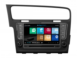    MyDean 3257-Z Black Volkswagen Golf 7 Piano (Highline) Black