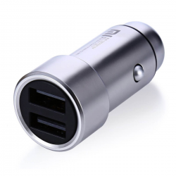   Xiaomi MI Dual USB Car Charger (3.6A/18W, 2USB) (CZCDQ01ZM) Silver (GDS4042CN/GDS4048GL)
