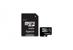 Карта пам'яті microSDHC 32Gb Apacer Class 10 UHS-I U1 (+ adapter SD) (AP32GMCSH10U1-R) Фото Карта пам'яті microSDHC 32Gb Apacer Class 10 UHS-I U1 (+ adapter SD) (AP32GMCSH10U1-R)