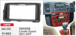 Рамка перехідна Carav 11-603 Toyota Corolla Spacio 2001-2007 Фото Рамка перехідна Carav 11-603 Toyota Corolla Spacio 2001-2007