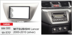    Carav 11-777 Mitsubishi Lancer IX 00-10 2DIN Silver