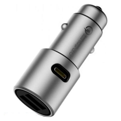   Xiaomi Mi Dual USB Car Charger QC3.0 (XMDUCCQC30) (3A/36W, 2USB) Silver (GDS4053CN)
