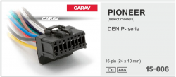 Перехідник Carav 15-006 Pioneer 16-pin (24x10mm) DEH P-series Фото Перехідник Carav 15-006 Pioneer 16-pin (24x10mm) DEH P-series