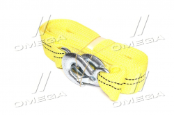 Трос буксирувальний Дорожня карта DK46-PP245 (2т. 50мм. 4,5м. С-крюк, жовтий) Фото Трос буксирувальний Дорожня карта DK46-PP245 (2т. 50мм. 4,5м. С-крюк, жовтий)