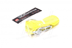 Трос буксирувальний Дорожня карта DK46-PP245-1 (2т. 50мм. 4,5м. карабін, жовтий,) Фото Трос буксирувальний Дорожня карта DK46-PP245-1 (2т. 50мм. 4,5м. карабін, жовтий,)