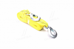 Трос буксирувальний Дорожня карта DK46-PP345 (3т. 50мм. 4,5м. С-крюк, жовтий,) Фото Трос буксирувальний Дорожня карта DK46-PP345 (3т. 50мм. 4,5м. С-крюк, жовтий,)