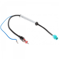    Carav 13-008 Audi/Seat/Skoda/VW/BMW/Kia 1x-Fakra Z(m)->Phantom Power Suply->DIN(m)