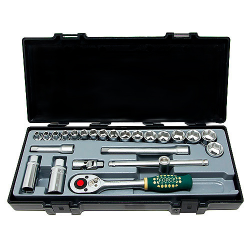 Набір інструментів Force 3251-9 (24 предмета) 12-гранний Фото Набір інструментів Force 3251-9 (24 предмета) 12-гранний