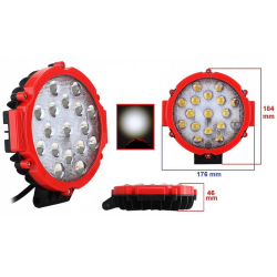    AllLight 51W-Red 9-30V spot 17 chip OSRAM