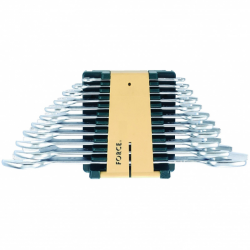 Набір ключів ріжкових Force 5111 (11 предметів) Фото Набір ключів ріжкових Force 5111 (11 предметів)