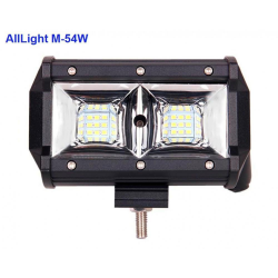 Фара світлодіодна AllLight M-54W 3030 9-30V Фото Фара світлодіодна AllLight M-54W 3030 9-30V