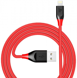   Tronsmart Lightning MFi 19AWG 1.2m Nylon Cable Red