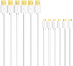   Tronsmart MUPP9 Premium MicroUSB 0.3m+1m+1.8m Cable Pack White