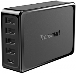 МЗП Tronsmart U5P 60W USB PD Desktop Charger with VoltiQ Black Фото МЗП Tronsmart U5P 60W USB PD Desktop Charger with VoltiQ Black