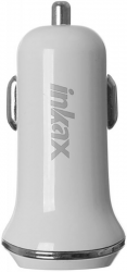   Inkax CD-13 Car charger + Type-C cable 2USB 1A White